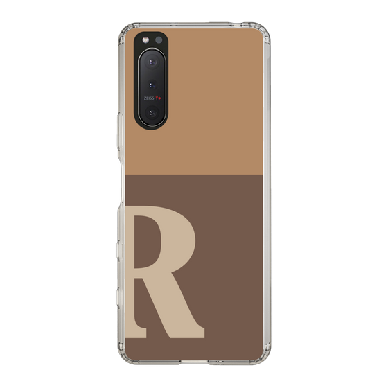 Slim Protection Case［ Original - initial two tone - R brown ］