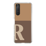 Slim Protection Case［ Original - initial two tone - R brown ］