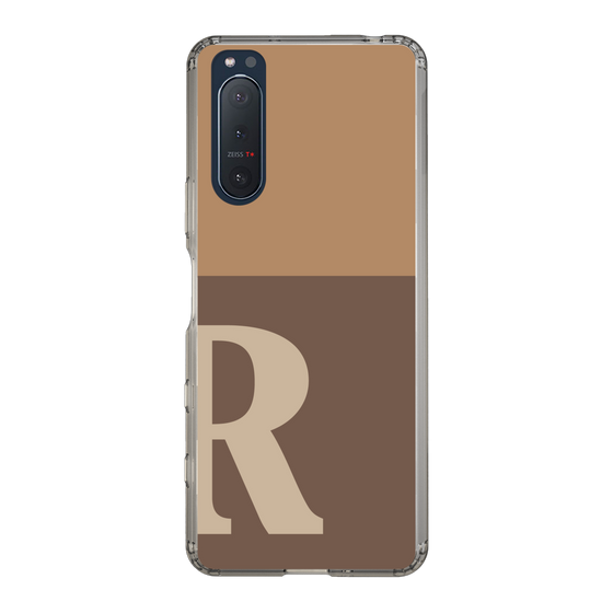 Slim Protection Case［ Original - initial two tone - R brown ］