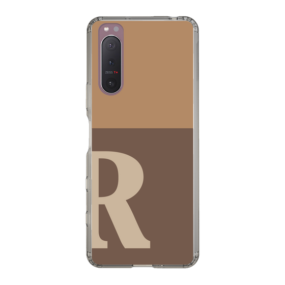 Slim Protection Case［ Original - initial two tone - R brown ］
