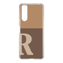 Slim Protection Case［ Original - initial two tone - R brown ］