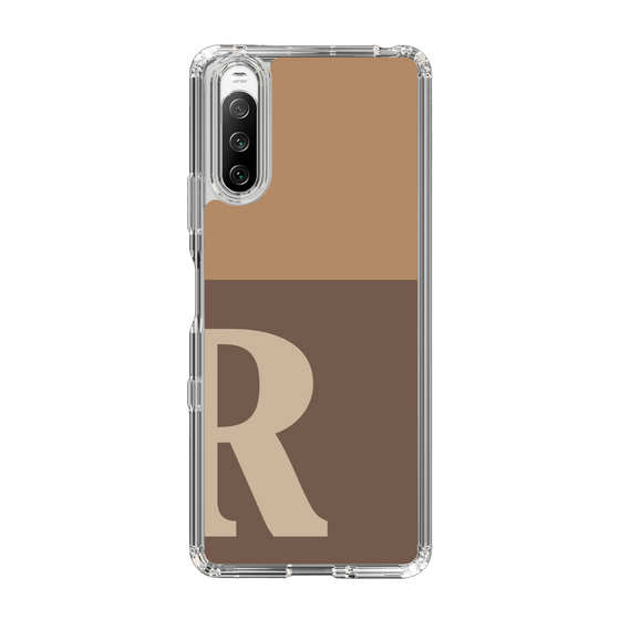 Slim Protection Case［ Original - initial two tone - R brown ］