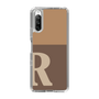 Slim Protection Case［ Original - initial two tone - R brown ］