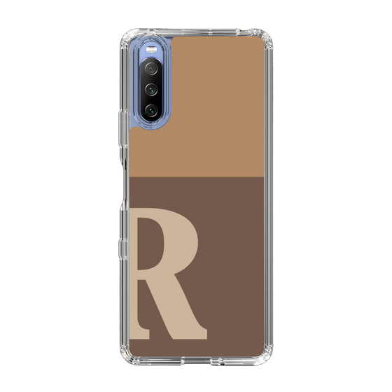 Slim Protection Case［ Original - initial two tone - R brown ］