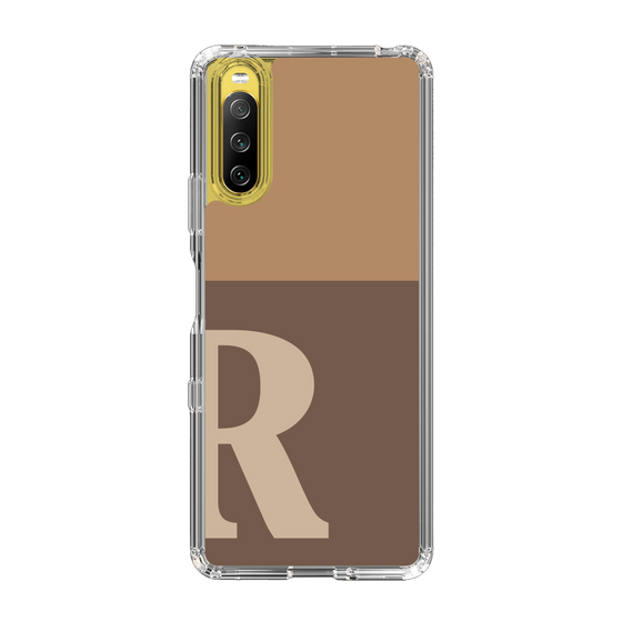 Slim Protection Case［ Original - initial two tone - R brown ］