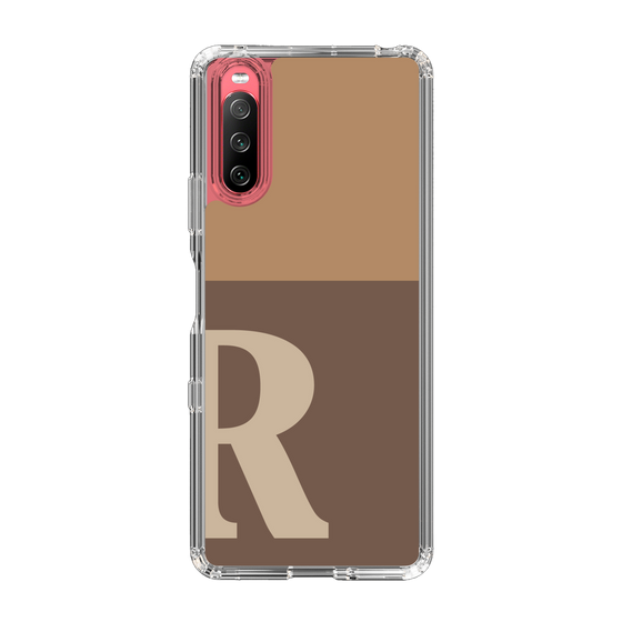 Slim Protection Case［ Original - initial two tone - R brown ］