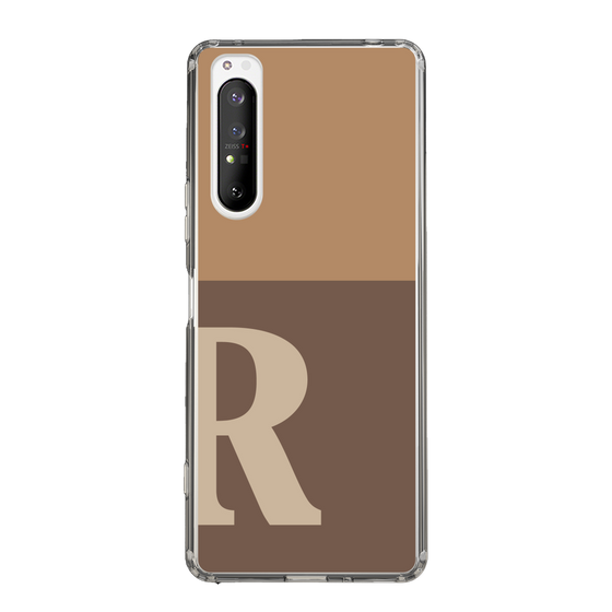 Slim Protection Case［ Original - initial two tone - R brown ］