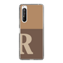 Slim Protection Case［ Original - initial two tone - R brown ］