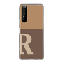 Slim Protection Case［ Original - initial two tone - R brown ］