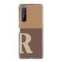 Slim Protection Case［ Original - initial two tone - R brown ］