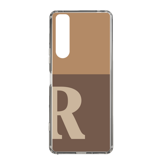Slim Protection Case［ Original - initial two tone - R brown ］