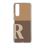 Slim Protection Case［ Original - initial two tone - R brown ］