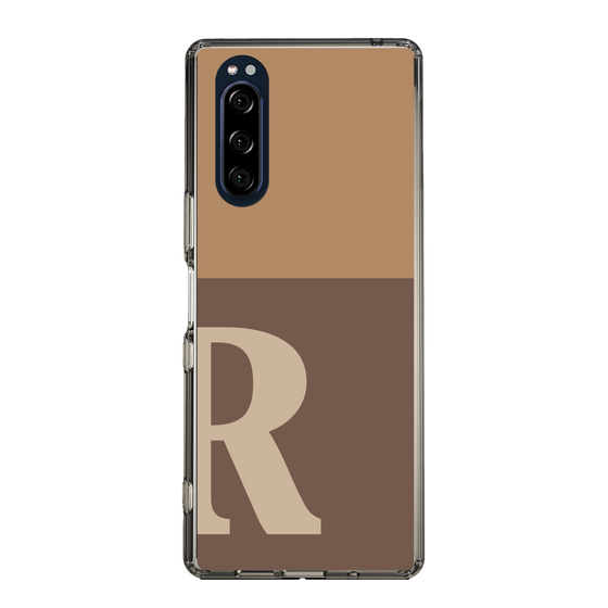 Slim Protection Case［ Original - initial two tone - R brown ］