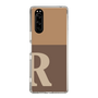 Slim Protection Case［ Original - initial two tone - R brown ］