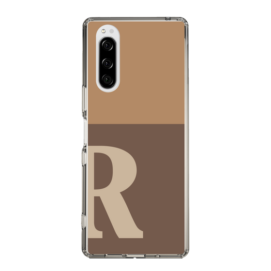 Slim Protection Case［ Original - initial two tone - R brown ］