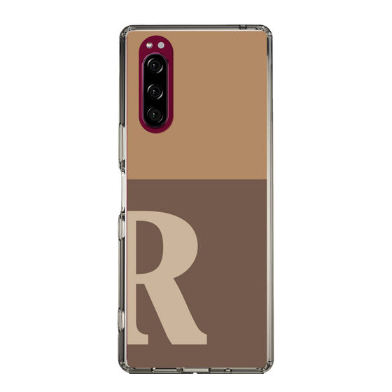Slim Protection Case［ Original - initial two tone - R brown ］
