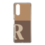 Slim Protection Case［ Original - initial two tone - R brown ］