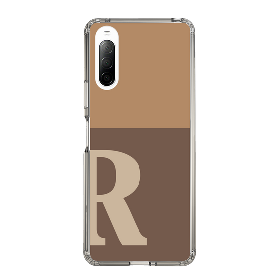 Slim Protection Case［ Original - initial two tone - R brown ］