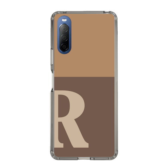 Slim Protection Case［ Original - initial two tone - R brown ］