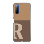 Slim Protection Case［ Original - initial two tone - R brown ］