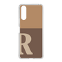 Slim Protection Case［ Original - initial two tone - R brown ］