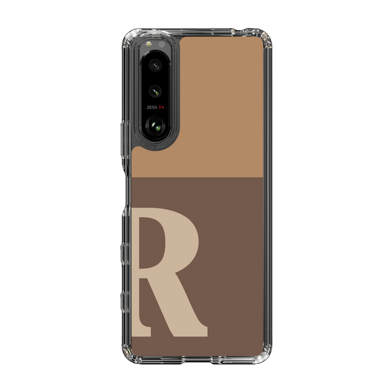 Slim Protection Case［ Original - initial two tone - R brown ］