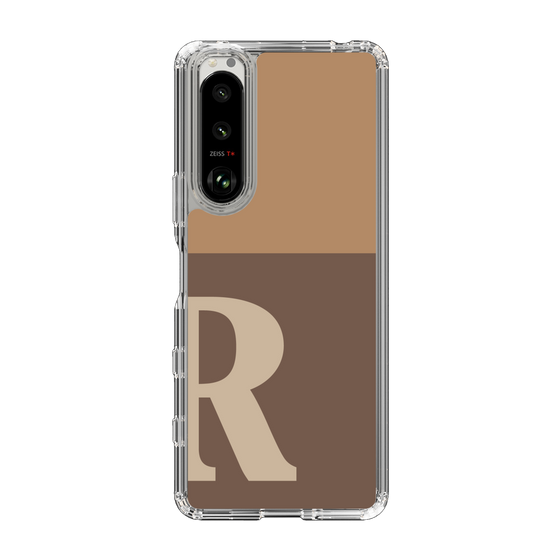 Slim Protection Case［ Original - initial two tone - R brown ］