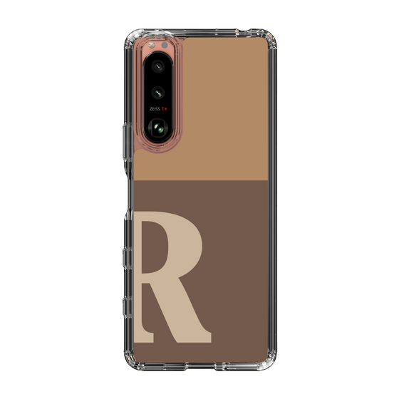 Slim Protection Case［ Original - initial two tone - R brown ］