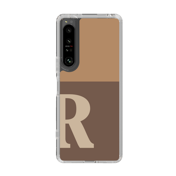 Slim Protection Case［ Original - initial two tone - R brown ］