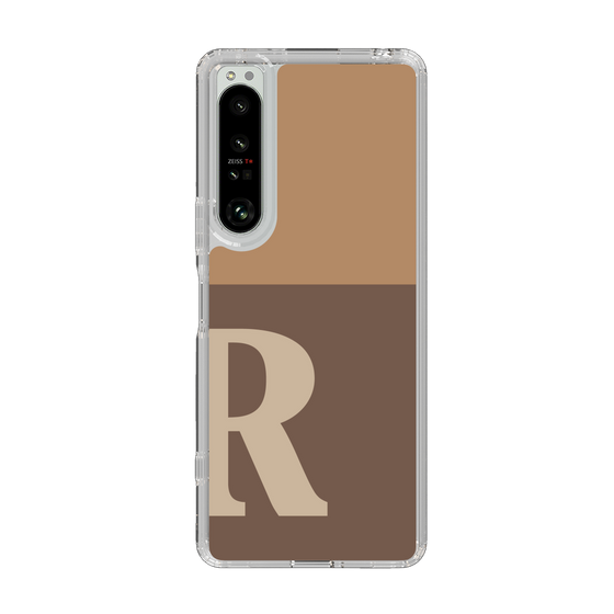 Slim Protection Case［ Original - initial two tone - R brown ］