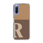 Slim Protection Case［ Original - initial two tone - R brown ］