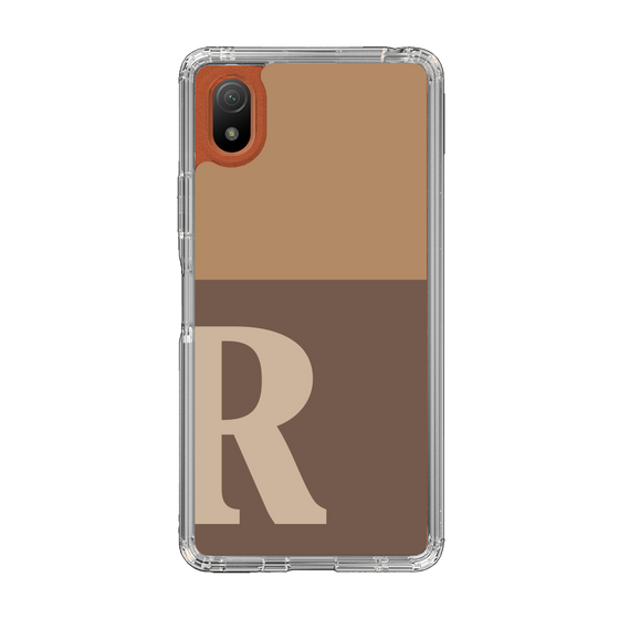 Slim Protection Case［ Original - initial two tone - R brown ］
