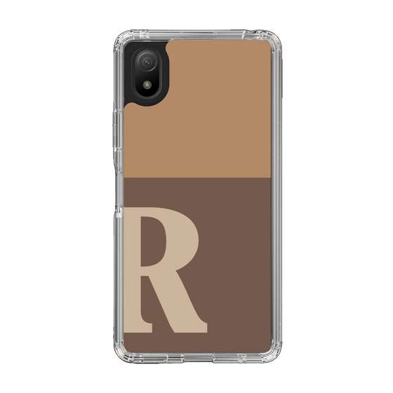 Slim Protection Case［ Original - initial two tone - R brown ］