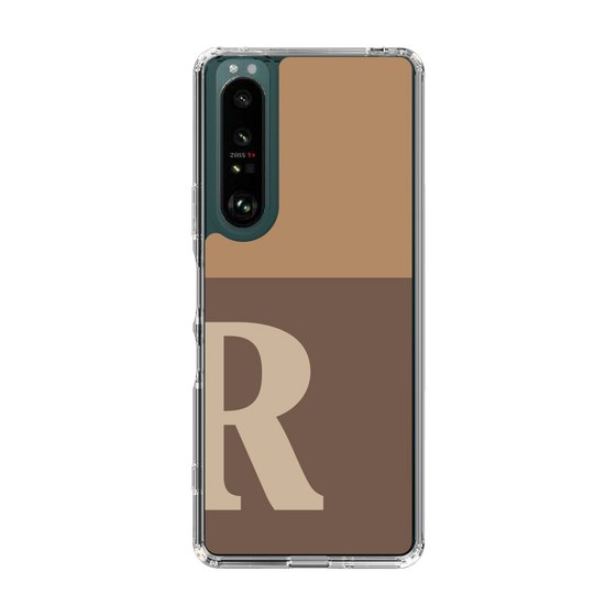 Slim Protection Case［ Original - initial two tone - R brown ］