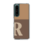 Slim Protection Case［ Original - initial two tone - R brown ］