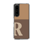 Slim Protection Case［ Original - initial two tone - R brown ］