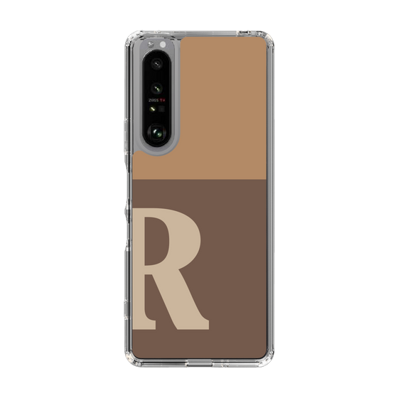 Slim Protection Case［ Original - initial two tone - R brown ］