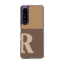 Slim Protection Case［ Original - initial two tone - R brown ］