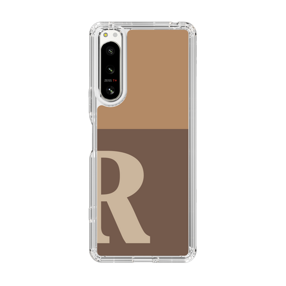 Slim Protection Case［ Original - initial two tone - R brown ］