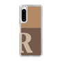 Slim Protection Case［ Original - initial two tone - R brown ］