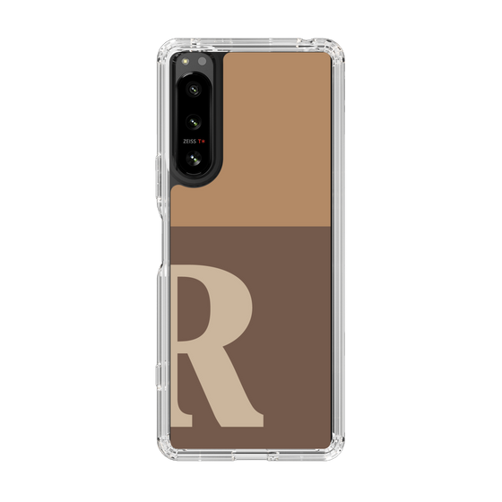 Slim Protection Case［ Original - initial two tone - R brown ］