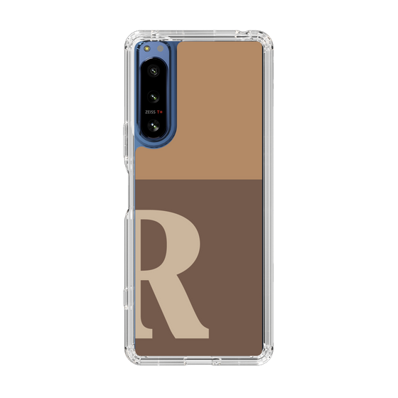Slim Protection Case［ Original - initial two tone - R brown ］