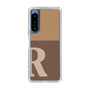 Slim Protection Case［ Original - initial two tone - R brown ］