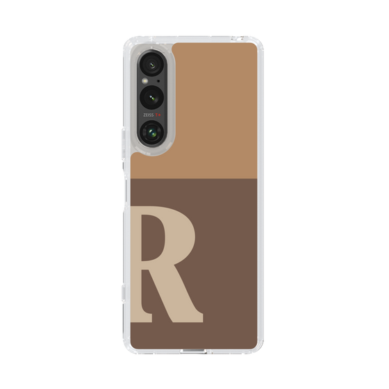 Slim Protection Case［ Original - initial two tone - R brown ］