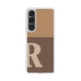 Slim Protection Case［ Original - initial two tone - R brown ］