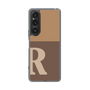 Slim Protection Case［ Original - initial two tone - R brown ］