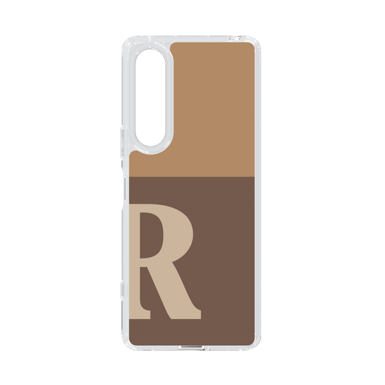 Slim Protection Case［ Original - initial two tone - R brown ］