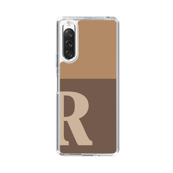 Slim Protection Case［ Original - initial two tone - R brown ］
