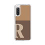 Slim Protection Case［ Original - initial two tone - R brown ］