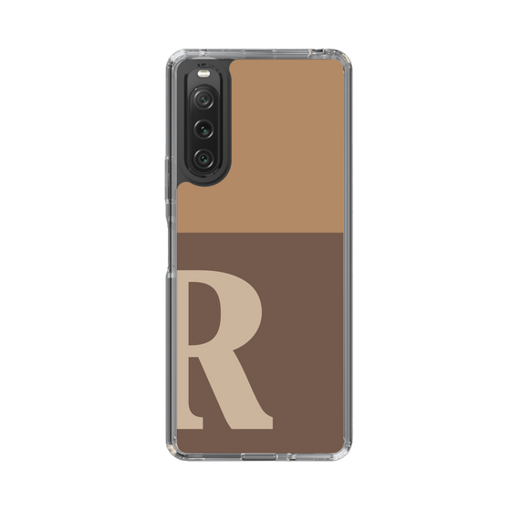 Slim Protection Case［ Original - initial two tone - R brown ］